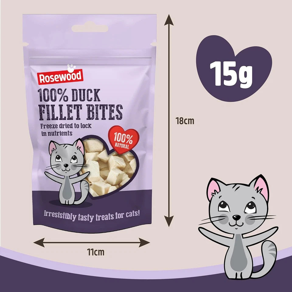 Rosewood Freeze-Dried Duck Cat Treats